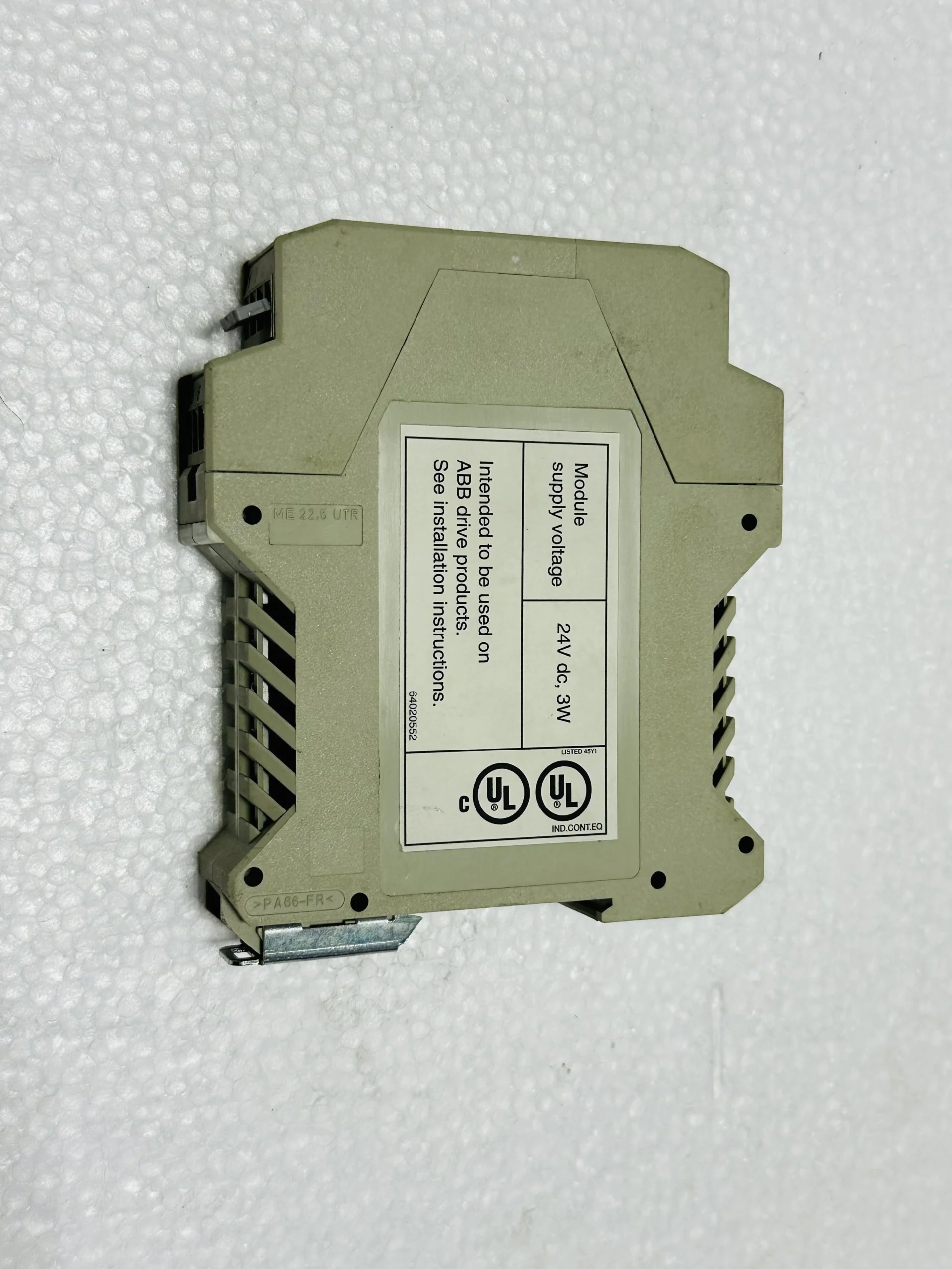 ABB NCAN-02C 64527932 Rev-F Supply Voltage Module