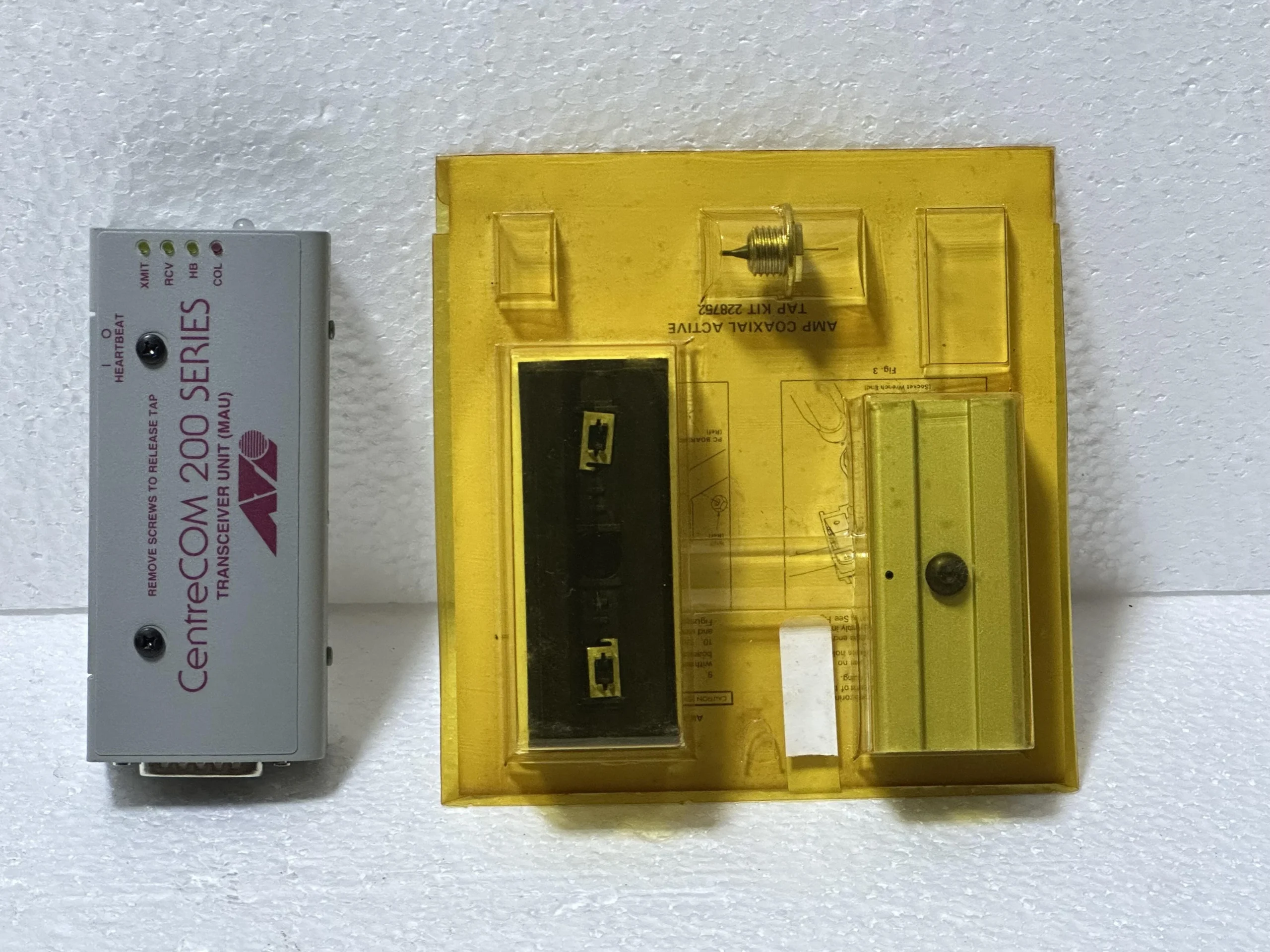 ALLIED TELESIS CENTRECOM 200 SERIES TRANSCEIVER UNIT (MAU)