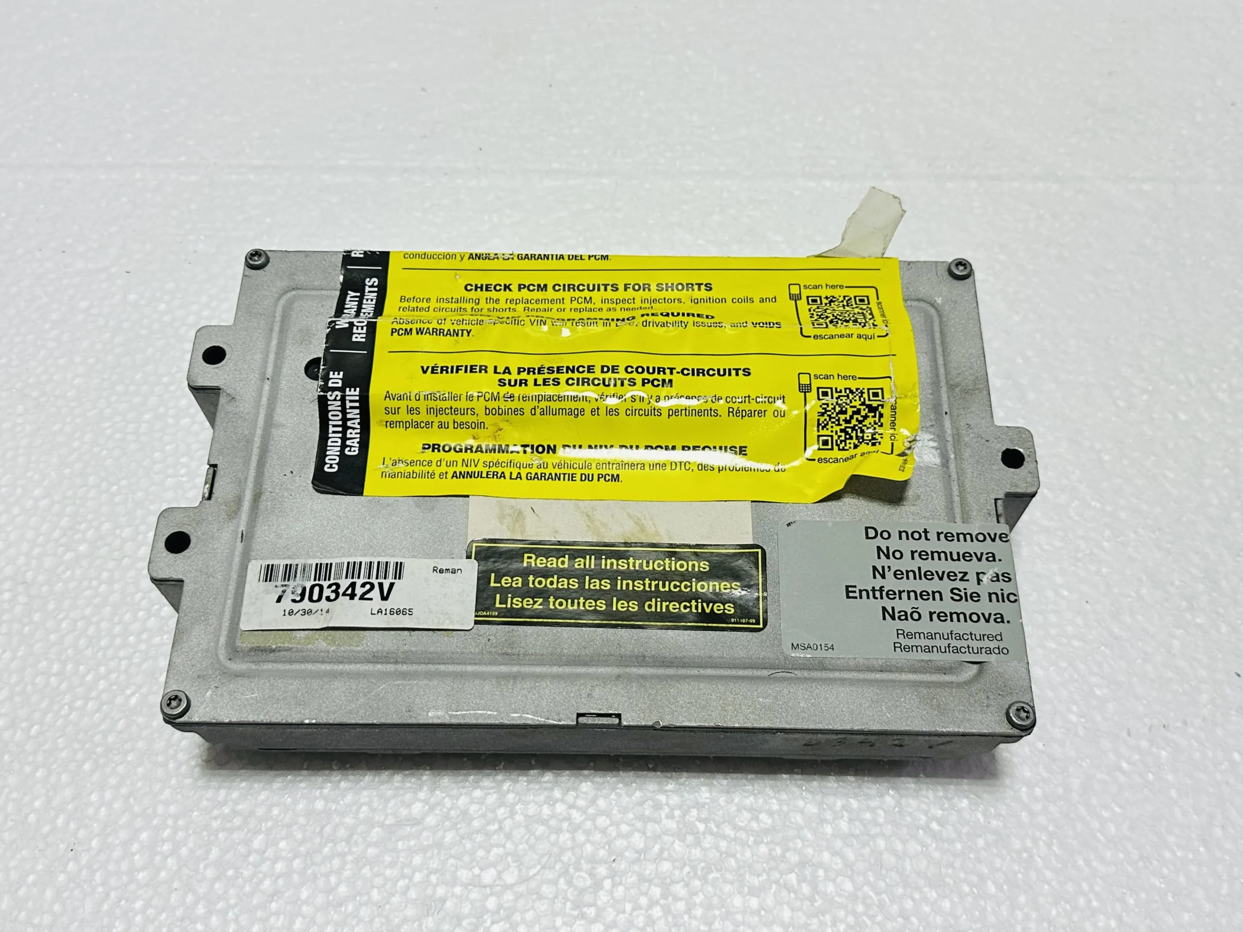 Cardone Reman Engine Control Module ECM ECU 79-342V GAP