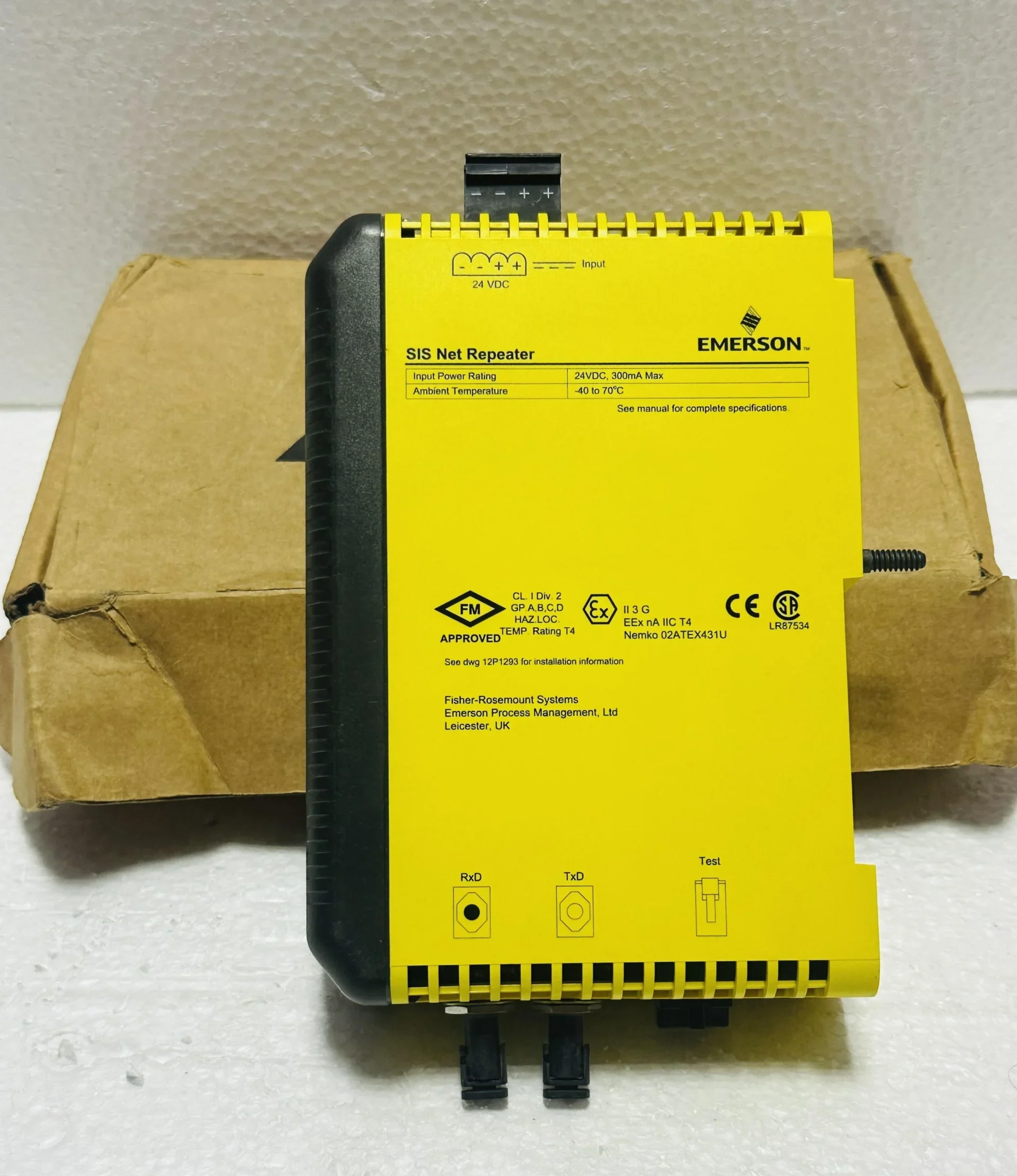 EMERSON KJ2221X1-BA1 SIS Net Repeater – Emerson DeltaV