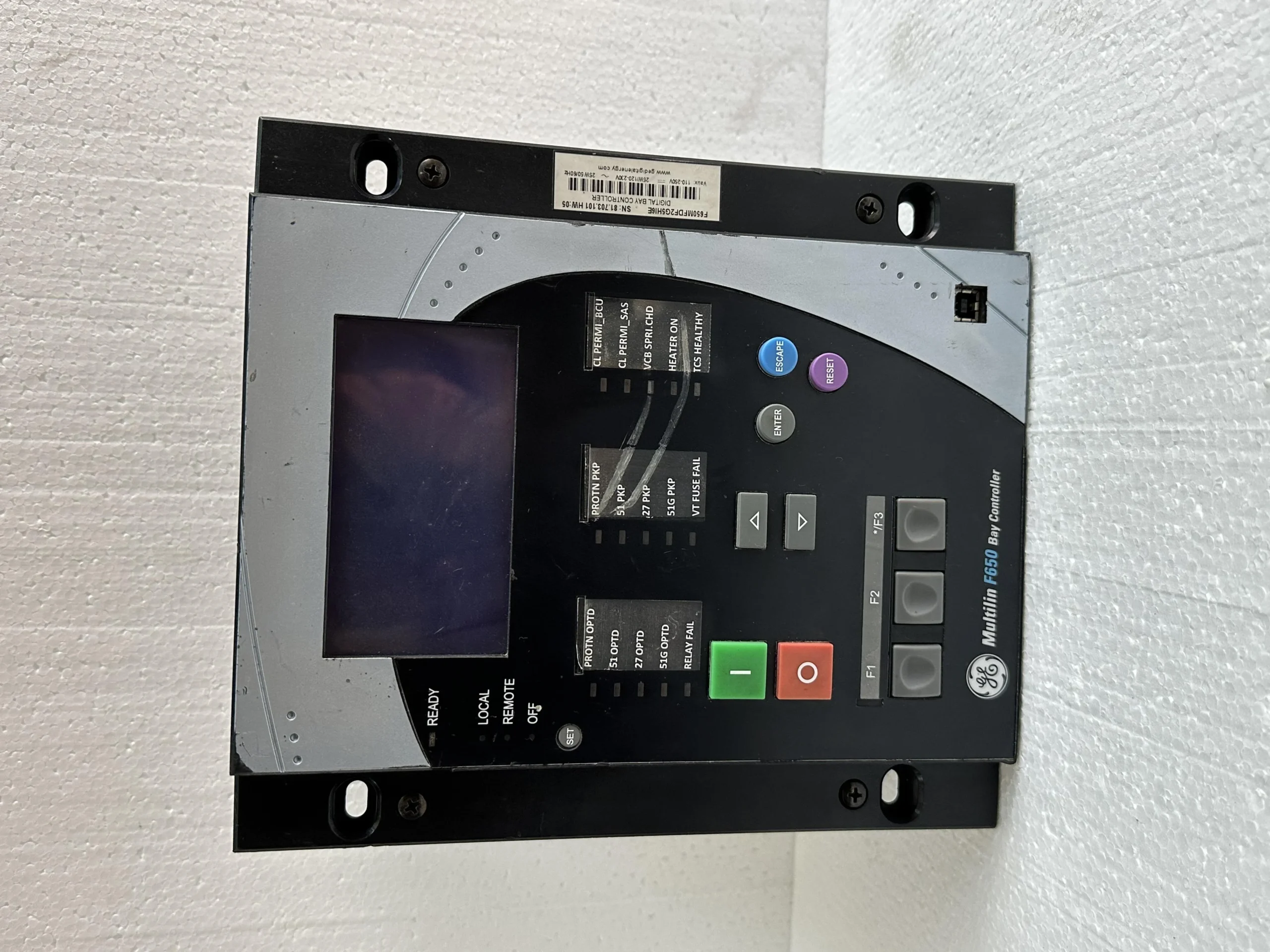 GE Multilin F650MFDF2G5HI6E Digital Bay Controller