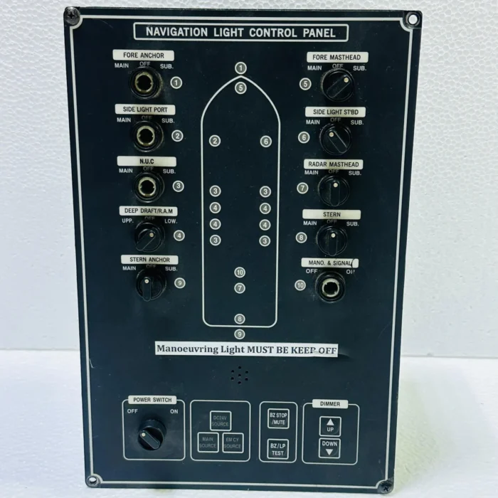 JNC Navigation Light Control Panel
