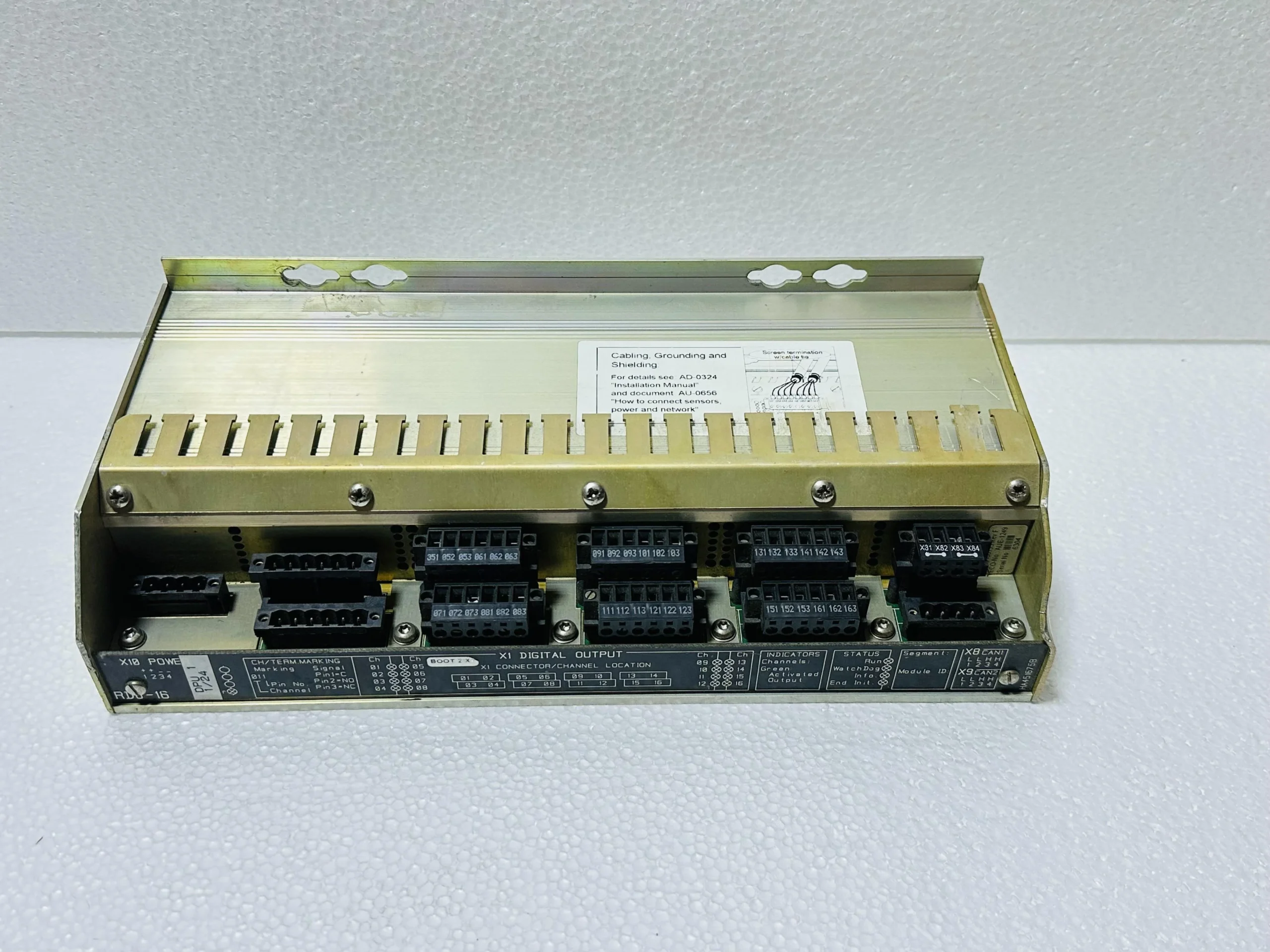 KONGSBERG MARITIME RDo-16 Remote Digital Output Module (Part No. 8100155)