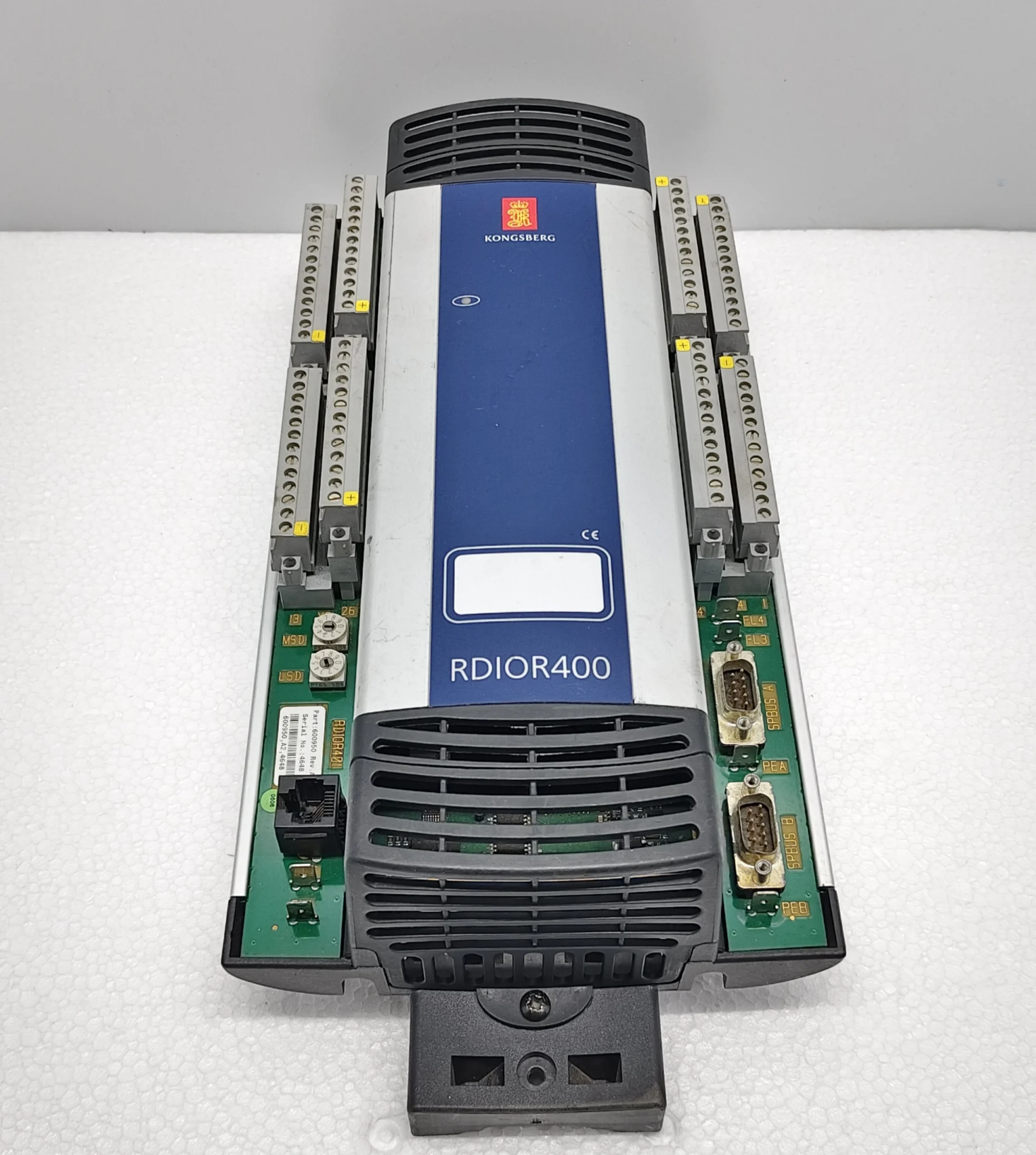 KONGSBERG RDIOR400 REMOTE DIGITAL IO MODULE PN 600950 REV A2