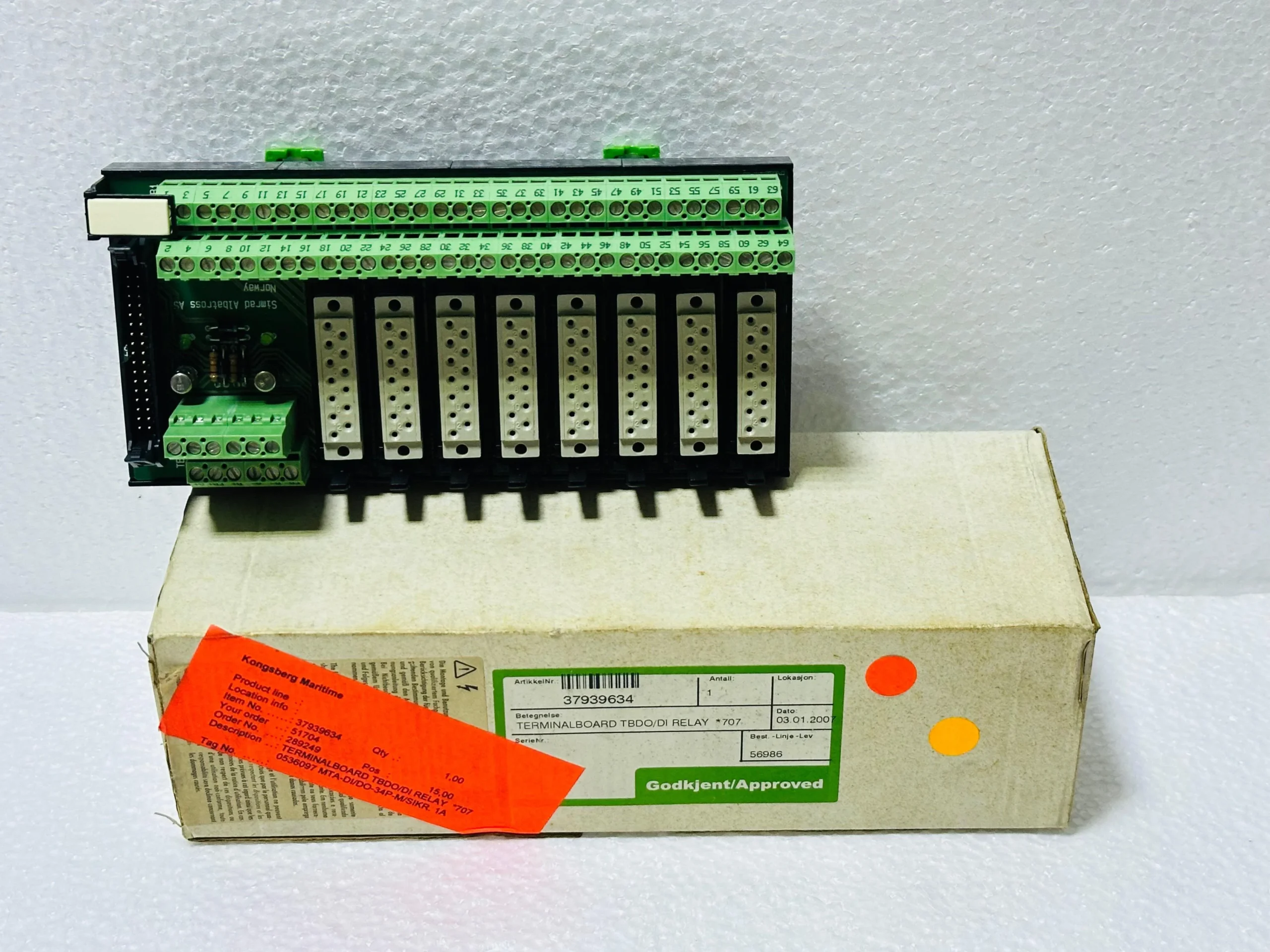 SIMRAD 37939634 Terminal Board Relay