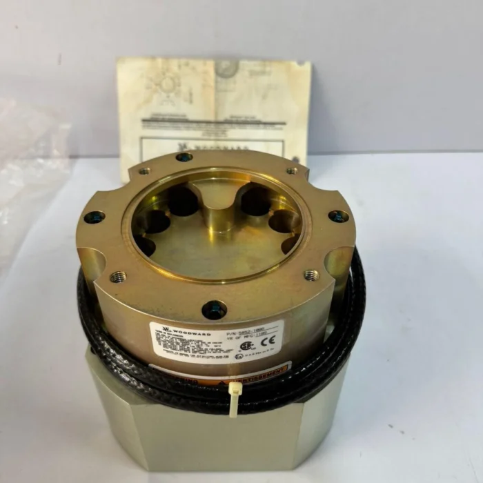 WOODWARD P/N 5852-1006 SOLENOID OPERATED GAS ADMISSION VALVE